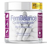 BioEssentials FemBalance® Complément Naturel de Soutien Prémenstruel pour Femmes – Équilibre du Cycle Menstruel & Soulagement des Crampes avec Ashwagandha, Camomille, Magnésium, Gingembre