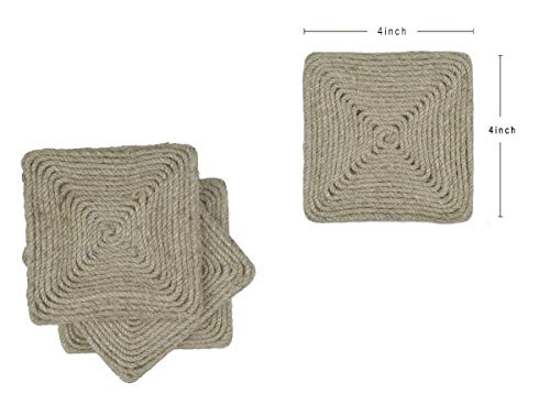 Storeindya SI-US-CRLD-16 Store Indya Absorbent Drink Coaster 4-Pack Set thumb #4