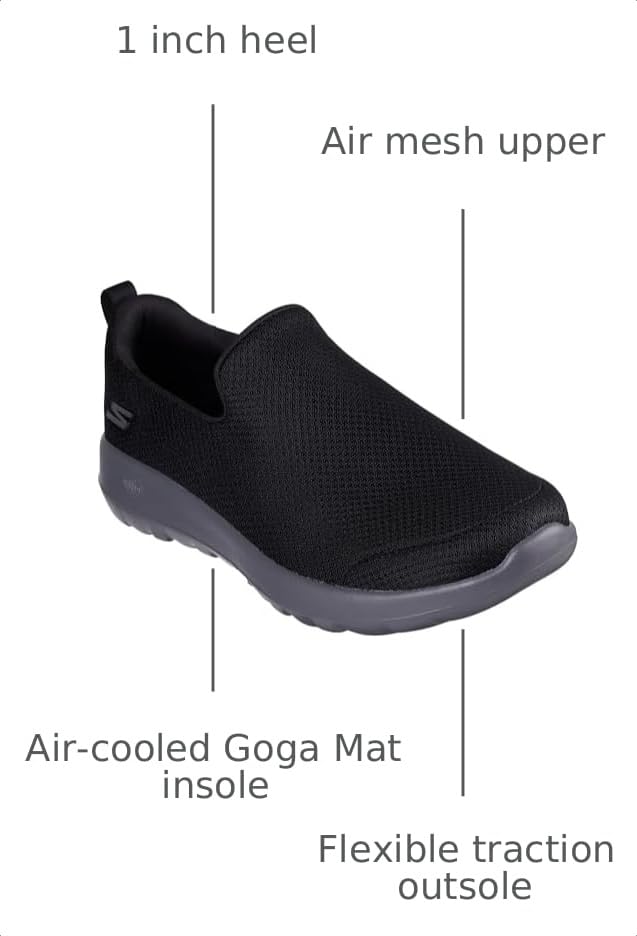 Image of Skechers Men's Go Walk Max Air Mesh Slip-on Walking Shoes