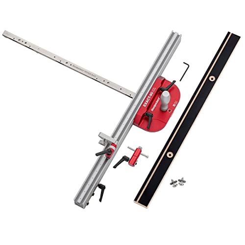 Woodpeckers Exact 90 Miter Gauge Kit, Make Perfect 90 Degree Cuts Everytime, Precision Woodworking Tools