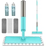 Microfiber Spray Mop for Floor Cleaning, ENSPOWAY Dry Wet Floor Mop with 3 Washable Pads and 2...