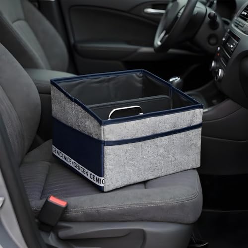 Boîte de coffre pliable avec compartiments pour rangement SUV et auto
