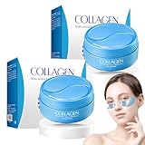 120Pcs Augenpads Gegen Augenringe Augenpads Hyaluron Eye Patches Eye Pads Augenpad-s Gegen Falten Augen Pads Augenringe Feuchtigkeitsspend Anti-Aging für Mindern Falten Augenring-e Tränensäcke