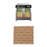 Excalibur Electric Food Dehydrator 8-Tray 7.2 Cu Ft Drying Space with Adjustable...