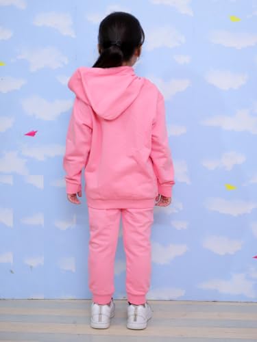Image of The Mom Store Kids Sweatshirt With Joggers Set| Cotton With French Terry | Cute Prints | Warm | For Boys & Girls | Trendy Winter Sets For Kids | Hoodie And Sweatpant Set