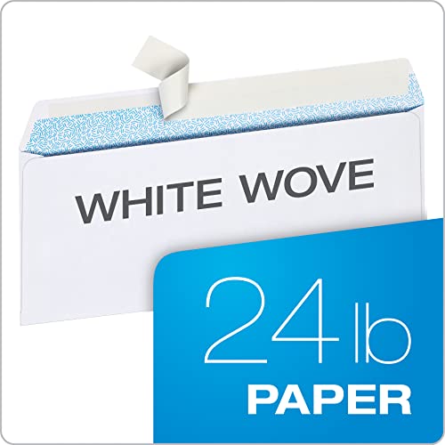 Columbian #10 Security Envelopes, 500/Box, No Window, 4-1/8 X 9-1/2 Inches, Release & Seal Self Seal, White (Colo151) #TOP3