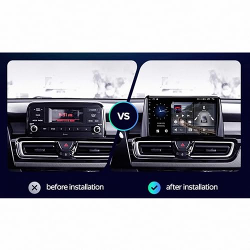 Radio coche 2 DIN Android Auto y pantalla multimedia para Kia Forte 2