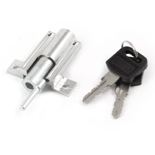 Aexit 2.6' '�����O�V���o�[�g�[�����^���V���[�P�[�X�L���r�l�b�g�����o���v�����W���[���b�N�t�L�[2��(Home Armoire porte coulissante en m?tal Verrou de s?curit? w 2 ?s