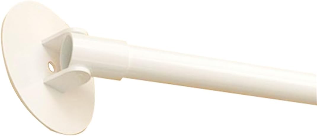 Angled Wall Closet Rod Support Bracket Retractable, Corner Shower Curtain Rod Cut To Length For Bathroom,Tube For Changing Clothes,Study,Bathroom,Outdoor(Size:145-260cm,Color:White)