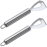 Dadamong 2Pcs Right Angle Butter Cutter, Stainless Steel Butter Knife Spreader, Square Cheese Cutter