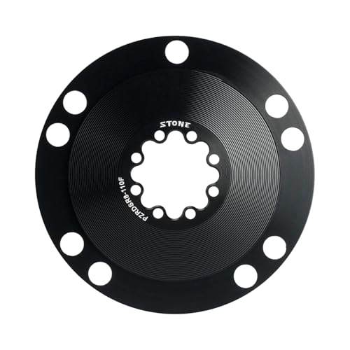 DJC Stone AXS Chainring Adapter Converter Spider 110BCD 4 Arms 5 Arms for Sram Force Red Etap QUARQ Road Bike Gravel 12 Speed Crank 8 Bolts pins, to 110BCD 4-5 Arms Black
