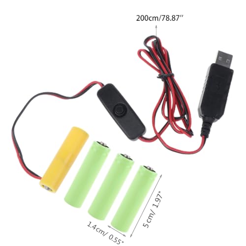 Eliminadores de batería Universal 6V LR6 AA para LED y juguetes miniatura 5