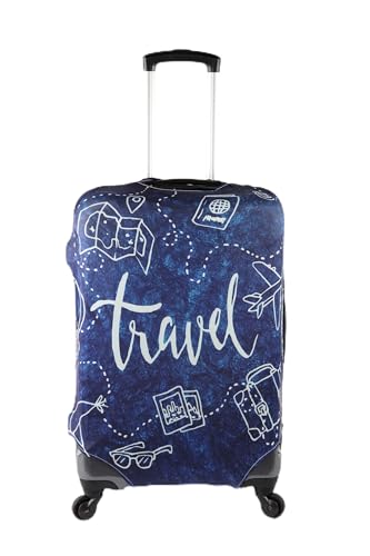 GLN Luggage Cover - Suitcase Covers for Luggage, Washable Luggage Cover - Made Luggage Covers for Suitcase TSA Approved Luggage Cover Protector & Suitcase Covers for Luggage Travel M 22