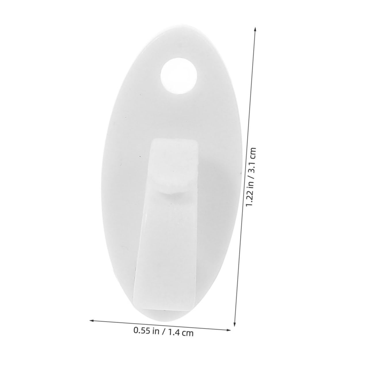 IWOWHERO 10pcs Heavy Duty Outdoor Light Hooks Screw Mount Cord Holders for Patio String Lights User Friendly Cable Clips Rope Organizer