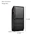 Mobile Phone Leather Holster with Card Slot, Cell Phone Belt Bag Leather Black, 6.5