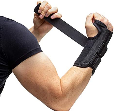 Carpal Tunnel Wrist Support Brace with Metal Splint Stabilizer by Zofore - Helps Relieve Tendinitis Arthritis Carpal Tunnel Pain - Reduces Recovery Time for Men Women- Right (L/XL)