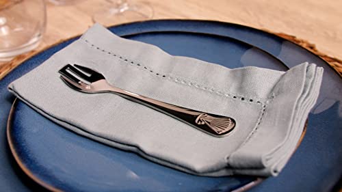 Specialty Oyster Forks Set Of 6 Stainless Steel 18 10 Center Fork Crafted Into A Knife #TOP5