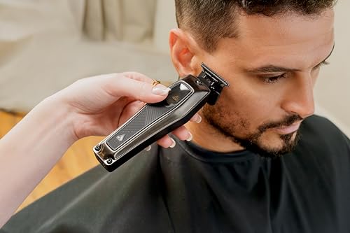 Andis 562703 Recon Professional Barber Vector Motor Beard & Hair Cordless Trimmer, DLC T-Blade, USB-C Charging with Premium Charge Stand, Black - image 5