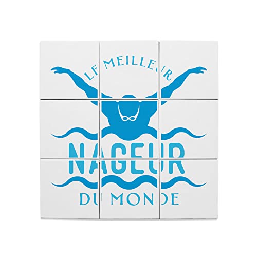 Carreaux céramique natation 60x60 cm pour décorer une piscine de nageur