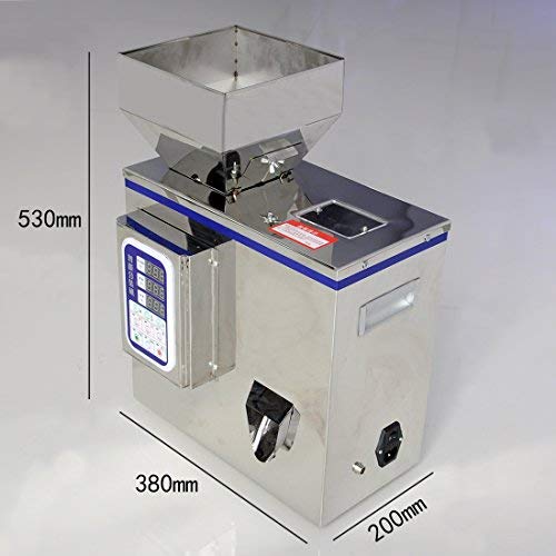 Rhegeneshop 2-50 G Semi-Auto Powder Particle Subpackage Device Weighing Filling Machine