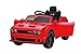 BEST RIDE ON CARS Dodge Challenger, Kids Electric Car 12v Battery Powered Electric Vehicle, Kids Ride-On Toy with LED Lights, Radio, Bluetooth, Remote Control, Red, Large