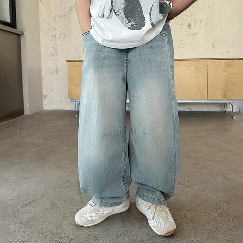 Boys Denim Jeans for Casual Outdoor Activities Comfortable Style Stretchy Fit Perfect for Everyday Wear Ages 4-142