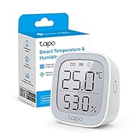 Tapo T315 Monitor Intelligente di Temperatura e umidità con Display E-Ink da 2,7", Sensore di Alta Precisione Svizzero, Risparmio Energetico, Hub Richiesto