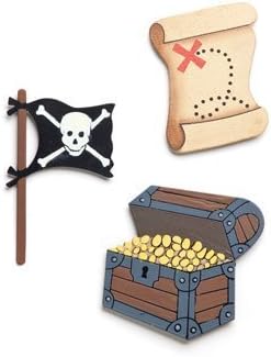 Embellish Your Story Pirate Magnets - Set of 3 Assorted - Roeda 13691-EMB by Embellish Your Story