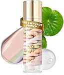 KIMUSE One Step Color Corrector Hydrating Face Primer for Daily Makeup | Brightens & Evens Skin Tone, Natural Finish, Hydrating Formula, Wear Alone Or Under Foundation, Vegan, Cruelty-Free