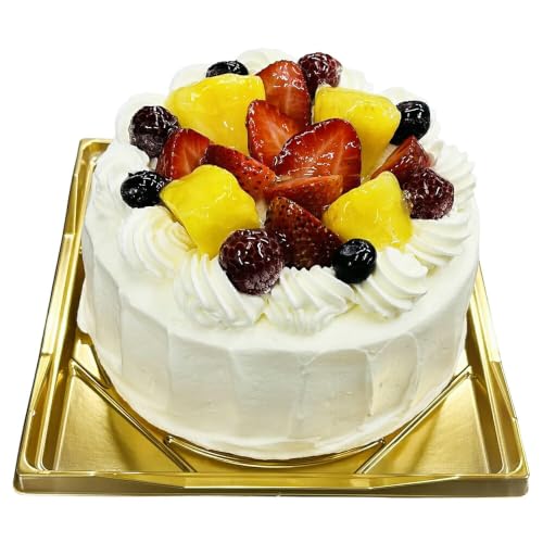 菓子工房あおい 冷凍 デコレーション ケーキ シフォンケーキ 5号 15cm | 菓子 スイーツ 洋菓子 ホールケーキ