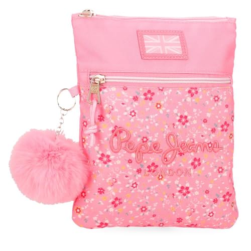 Pepe Jeans Alenka Rosa Bandolera Plana Rosa 20x24 cms Poliéster 0,24L by Joumma Bags