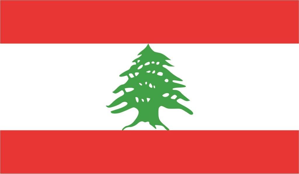 Lebanon Flag Vinyl Decal Sticker ????????? ????????? Lebanese Car Window Bumper 2-Pack 5-Inches by 3-Inches Premium Quality