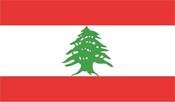 JMM Industries Lebanon Flag Vinyl Decal Sticker Lebanese Car Window Bumper 2-Pack 5-Inches by 3-Inches Premium Quality UV-Resistant Laminate PDS465