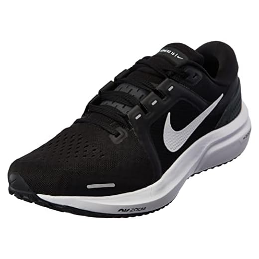 Nike Wmns Air Zoom Vomero 16, Zapatillas para Correr Mujer, Black/White-Anthracite, 39 EU
