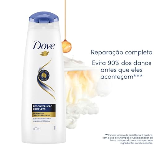 Dove Shampoo Reconstrução Completa 400Ml Incolor
