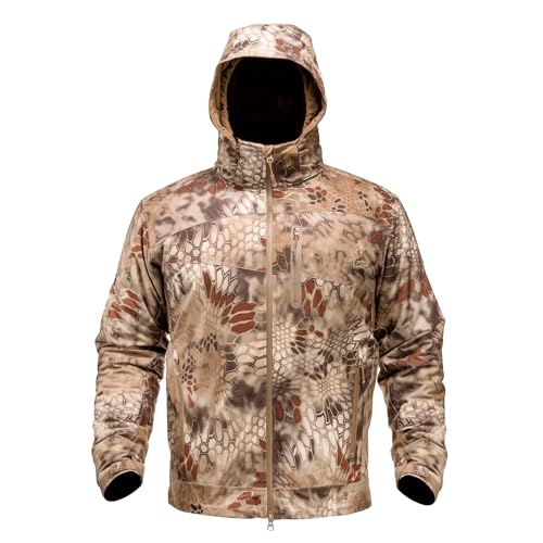 Kryptek Aegis Jacket - Men's Kryptek Highlander Camo, Primaloft Insulation, Waterproof