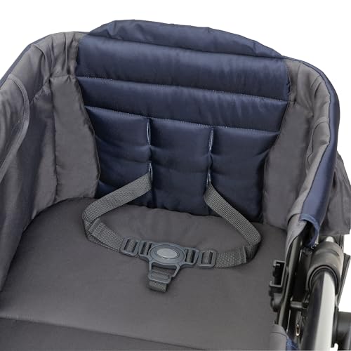 Image of Baby Trend Expedition 2-in-1 Stroller Wagon, Smokey Navy