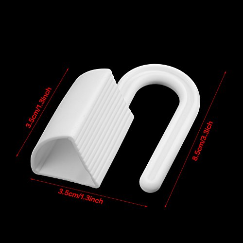 Image of Finger Guard - Finger Pinch Preventer Baby Proofing Door and Hinge Pinch Guard, White, 2-Pack