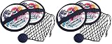 Simba Neopren Klettballspiel – Wurf- und Fangspiel mit 2 weichen Klettball-Handfängern (18 cm), 1 Ball (4,7 cm) & Tragetasche, Outdoor-Spielzeug für drinnen & draußen, ab 3 Jahren (Packung mit 2)