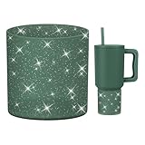 BKBY Glitter Higher Boot, kompatibel mit Sinple Midern Becher mit Griff/Trek Pivott, kratzfeste Schutzhülle für Sinple Midern Tumbler mit Griff