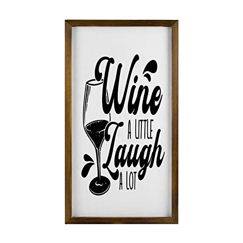 Panneau bois Wine A Little idée cadeau crémaillère originale