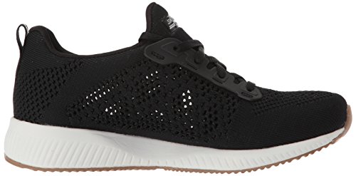 Skechers Tênis unissex Bobs Squad-Open Weave da BOBS, Preto, 9.5
