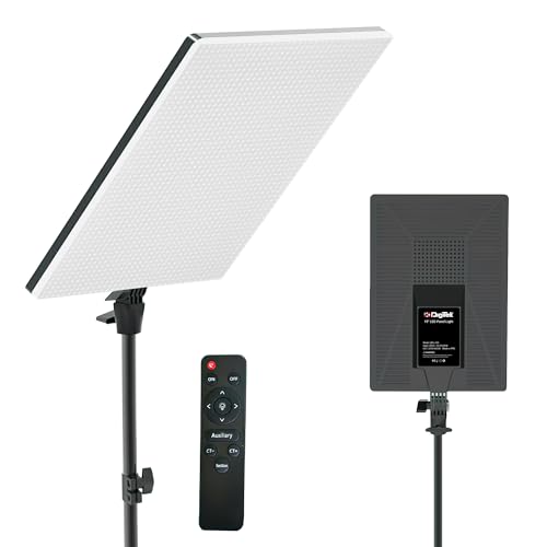 Image of Digitek (DPL 019) Ultra Slim Bi-Color 80W LED Panel Light, 2700K-6500K, 480 LEDs, 180 Rotation, Dimmable, Remote Control, ABS Body for Studio & Content Creation