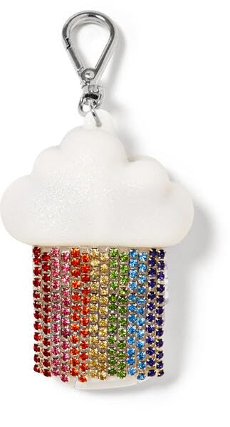 Bath Body Works - Soporte para desinfectante de manos Blingy Rainbow Cloud