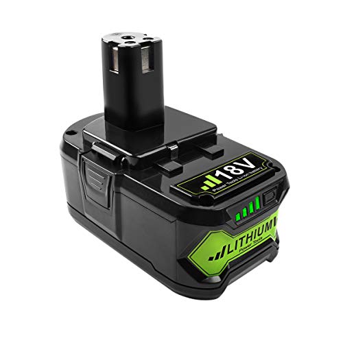 TURPOW 4.0Ah 18V High Capacity Lithium Ion Replacement Battery for 18-Volt ONE+ P102 P103 P104 P105 P107 P108 P122 Cordless Power Tool Battery