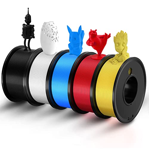 Matériaux d'impression 3D PLA 1.75 mm bobine blanc noir rouge jaune