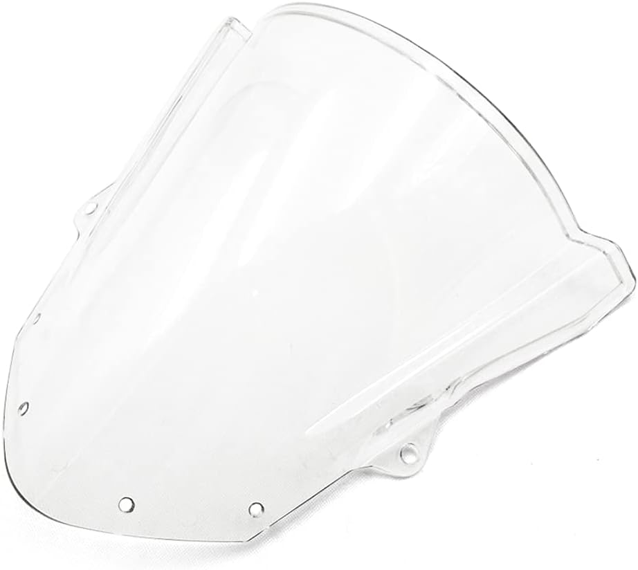 FLPRO Motorcycle Double Bubble Windshields Windscreen Compatible for KAWASAKI NINJA 2009-2014 ZX6R ZX6R/ZX600, ZX-10R 2008-2010 Clear
