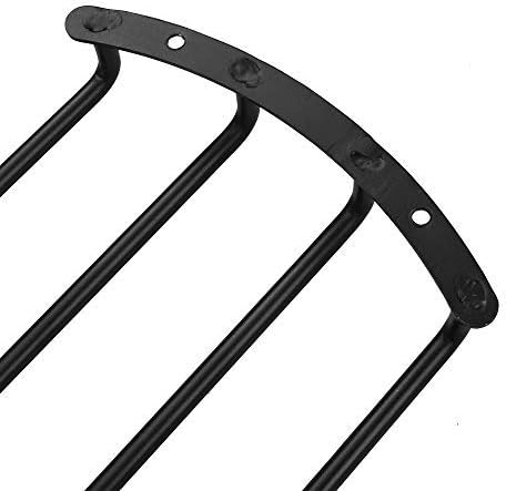 Black Color Metal Car Bar Grille Audio Speaker Subwoofer Grill Grille Cover Protector (10" 4 Bars)
