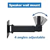 DAGCUXIN Heavy Duty Speaker Wall Mount,Adjustable Tilt & Swivel Wall Mount Brackets for Professional Audio PA Speakers,Hold up to 100lbs DX-329 (2 Packs Black) #1