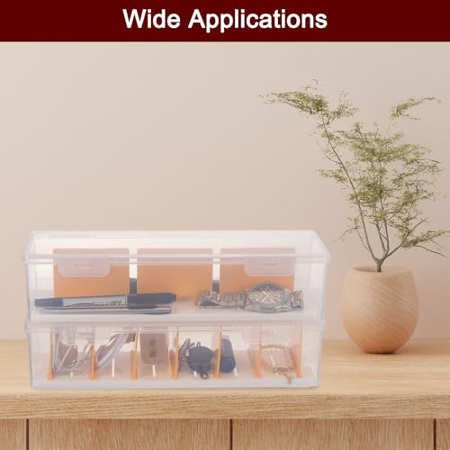 QUARKZMAN boîte de rangement câbles robuste à compartiments modulables pour petits objets - 8